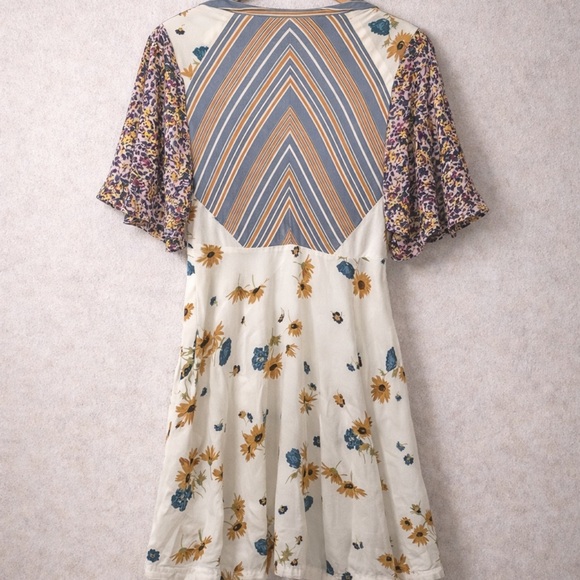Free People Mix It Up Floral Mini Dress - Picture 3 of 3